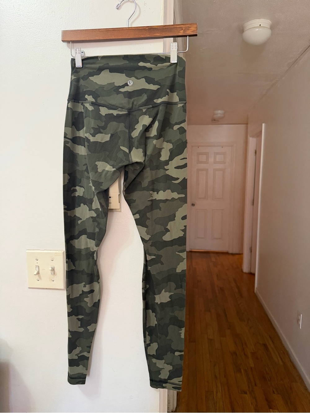 lululemon athletica Kids Olive & Dark Green Camo Leggings